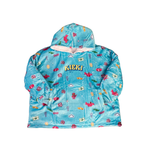 Snuggle Club Hooded Blanket Blue - Adults