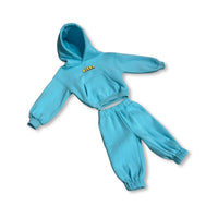 Candy Crush V2 Baby Blue SET  Oversized Tracksuit