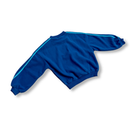 Retro Fleece Crew - Blue