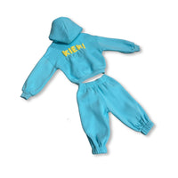 Candy Crush V2 Baby Blue SET  Oversized Tracksuit