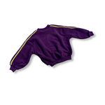 Retro Fleece Crew - Purple
