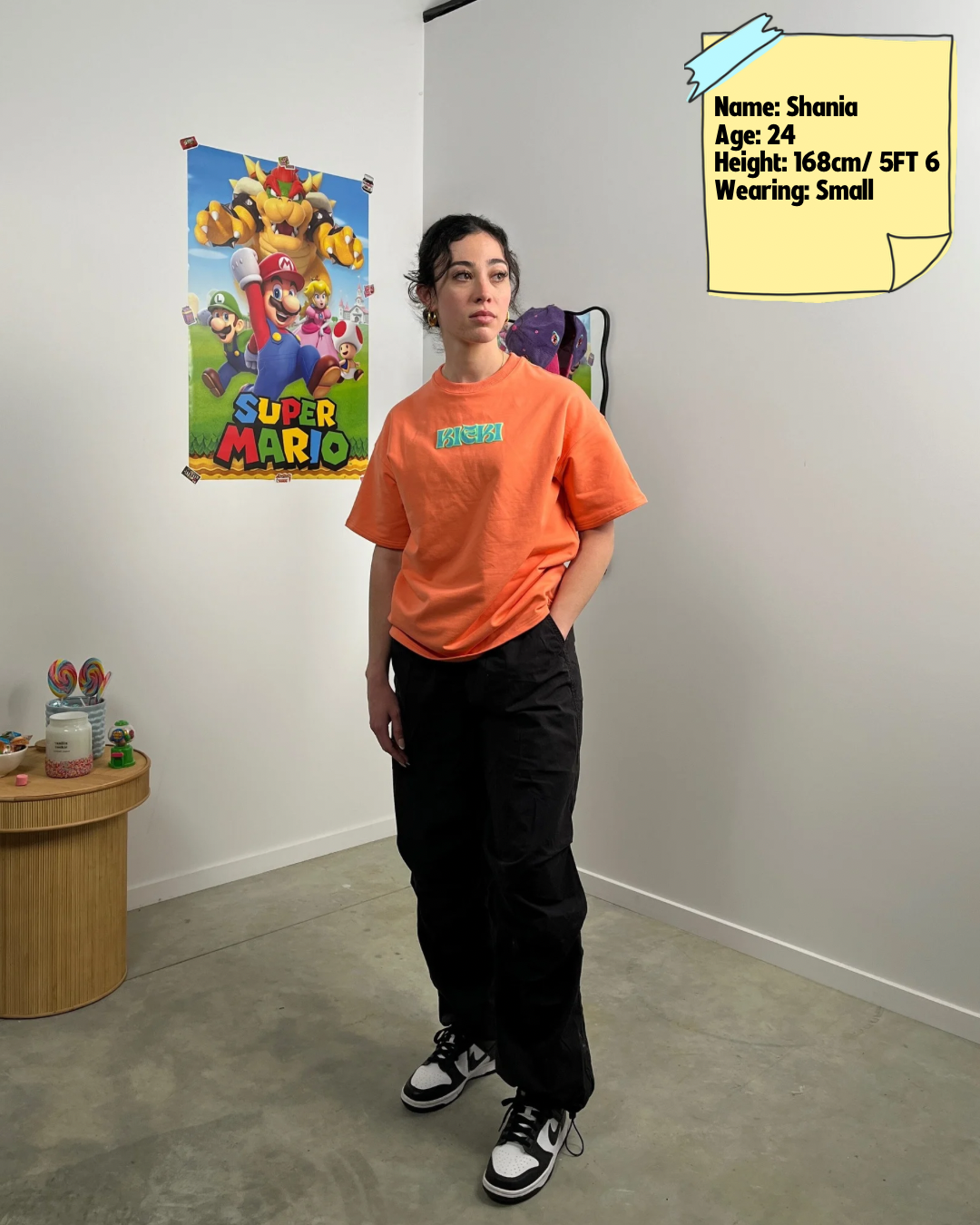 Candy Crush Tshirt - Peach/Orange - Adults