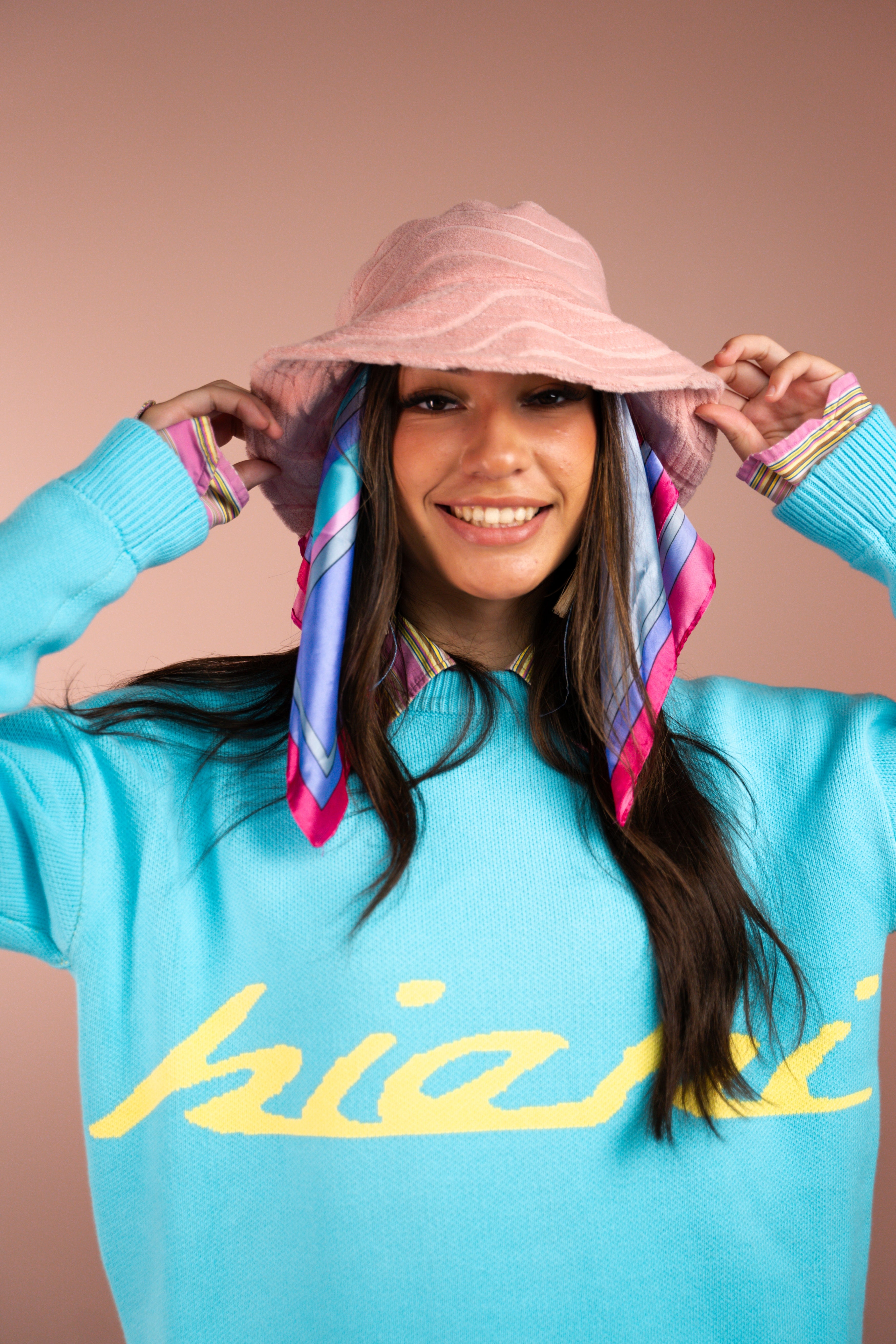 Adult Blue Knit