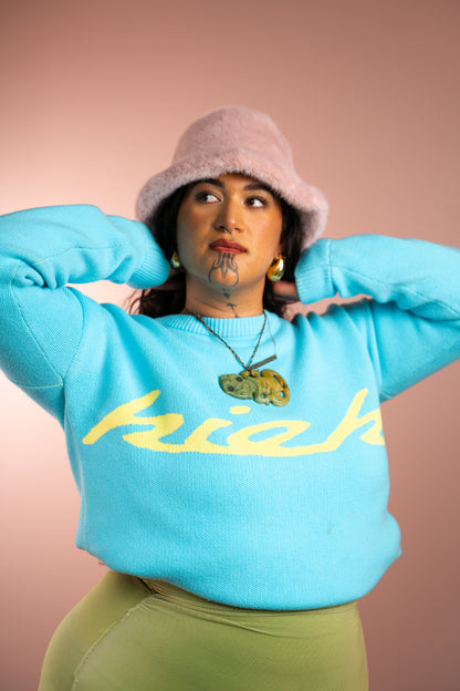 Adult Blue Knit