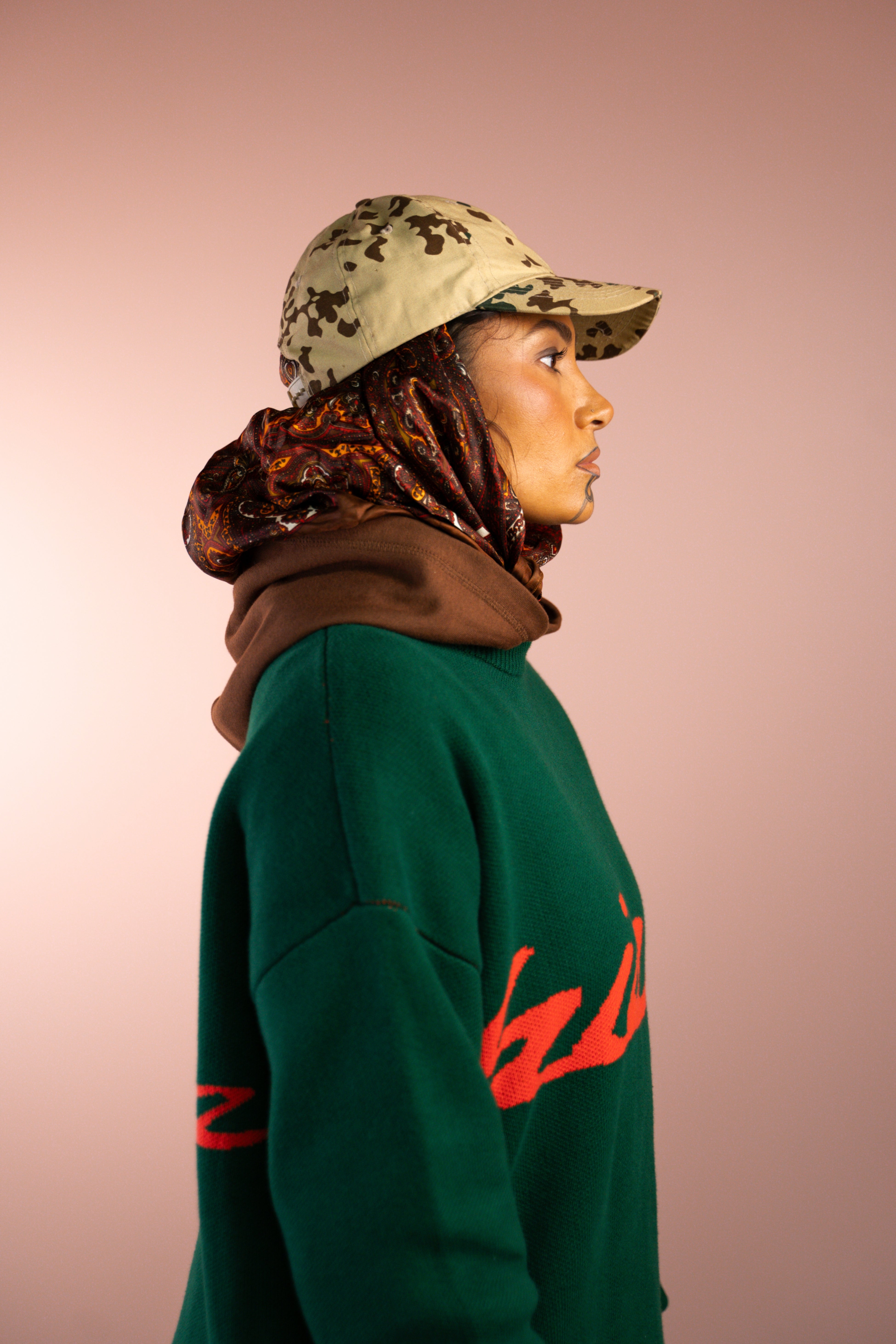 Adult Forest Green Knit