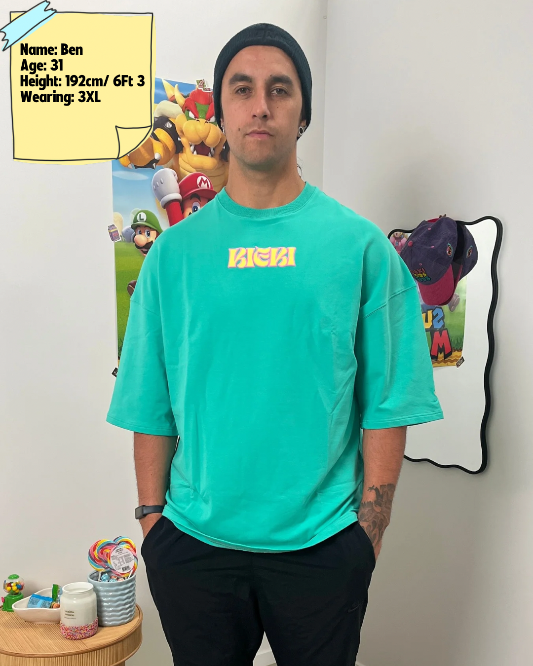 Candy Crush Tshirt - Green - Adults
