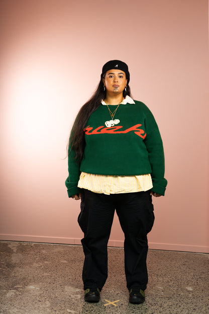 Adult Forest Green Knit