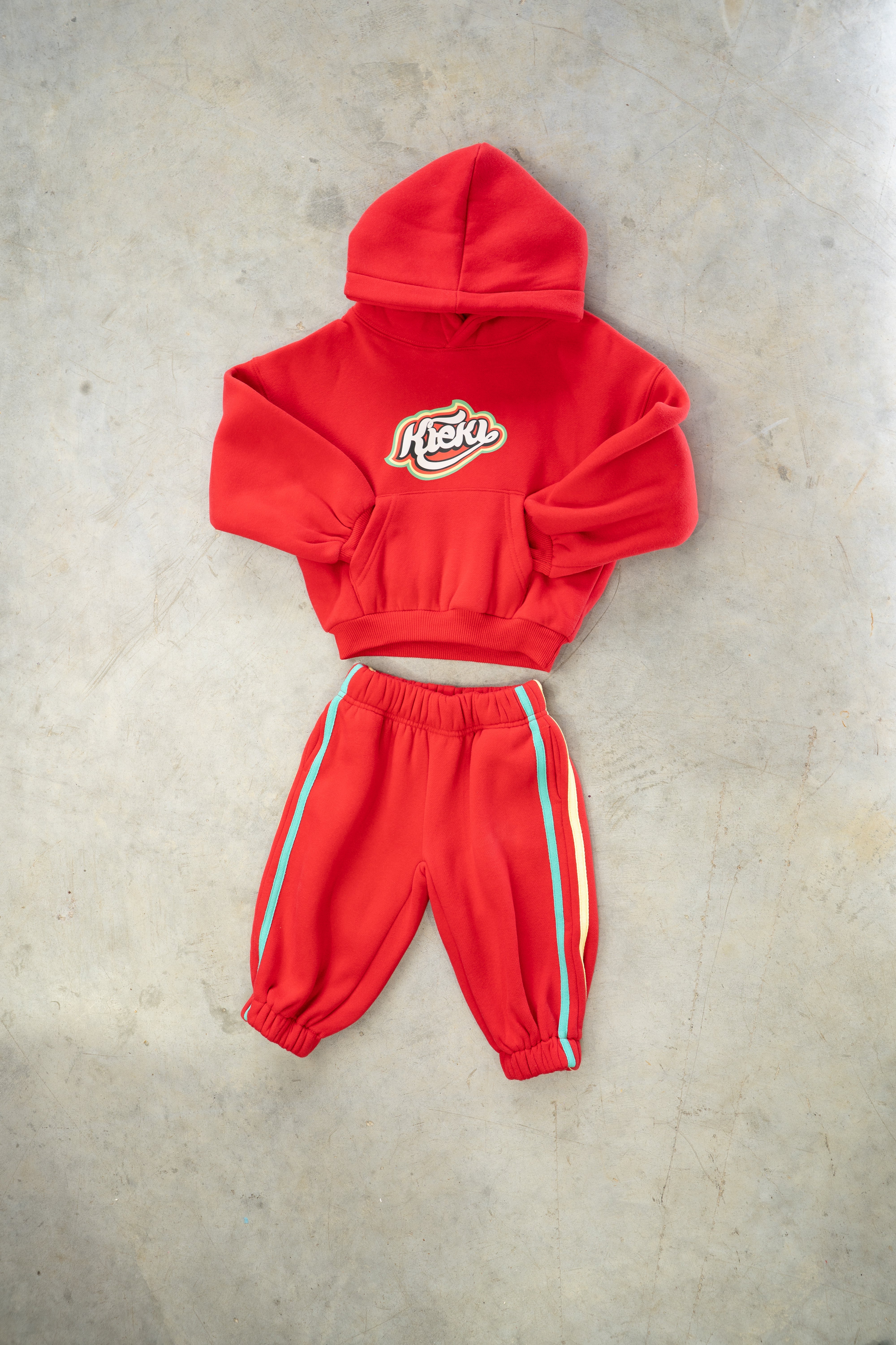 RIOT RED - Red SET // Oversized Tracksuit