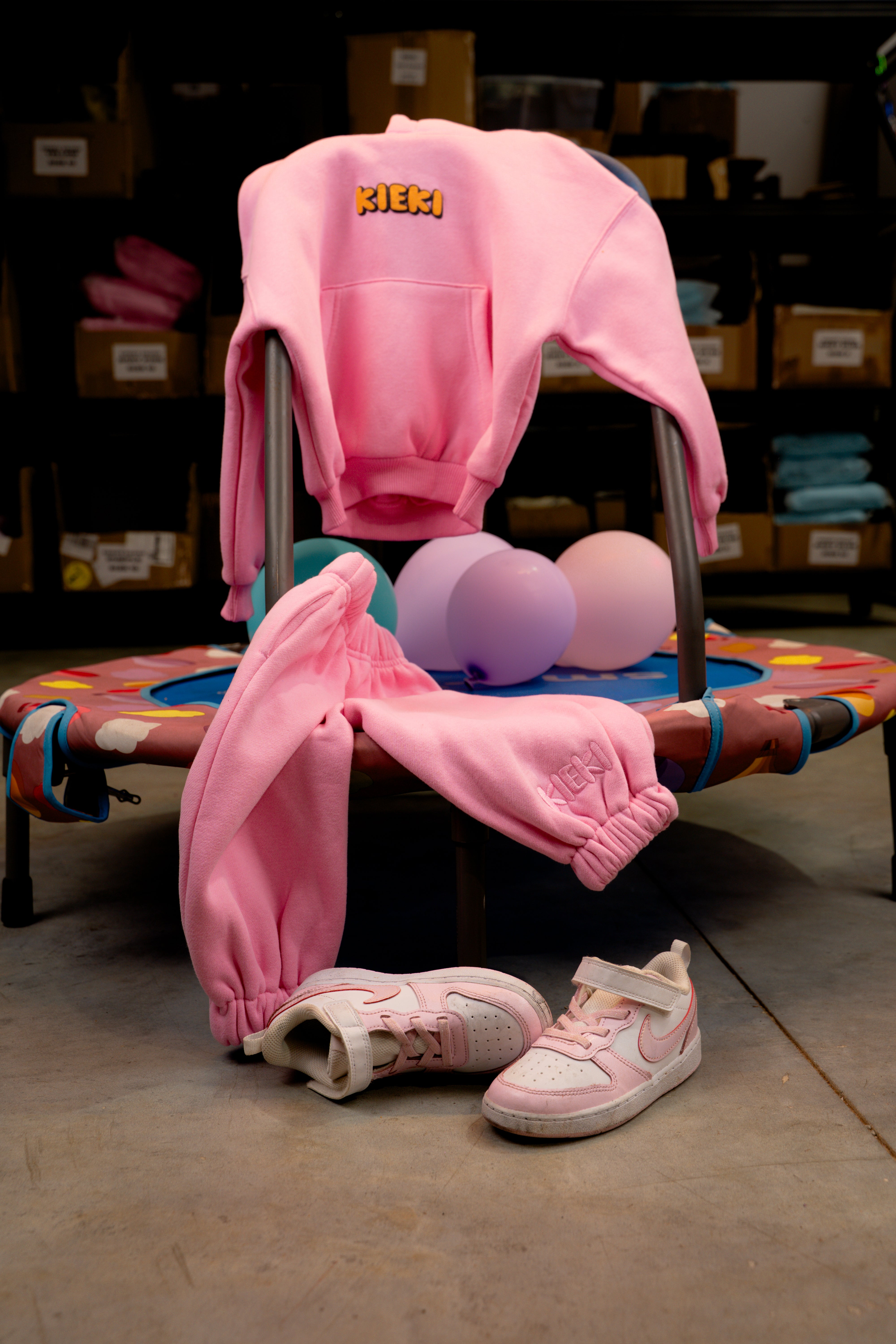 Candy Crush V2 Light Pink SET // Oversized Tracksuit