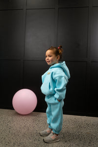 Candy Crush V2 Baby Blue SET  Oversized Tracksuit