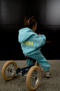 Candy Crush V2 Baby Blue SET  Oversized Tracksuit