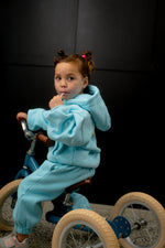 Candy Crush V2 Baby Blue SET  Oversized Tracksuit