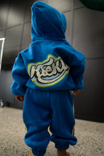 CODE BLUE - Dark Blue SET  Oversized Tracksuit