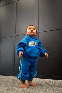 CODE BLUE - Dark Blue SET  Oversized Tracksuit