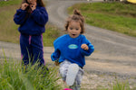 Retro Fleece Crew - Blue