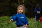 Retro Fleece Crew - Blue