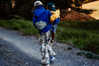 CODE BLUE - Dark Blue SET  Oversized Tracksuit