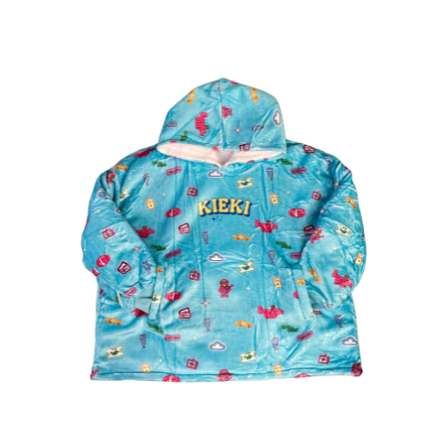 Snuggle Club Hooded Blanket Blue - Adults
